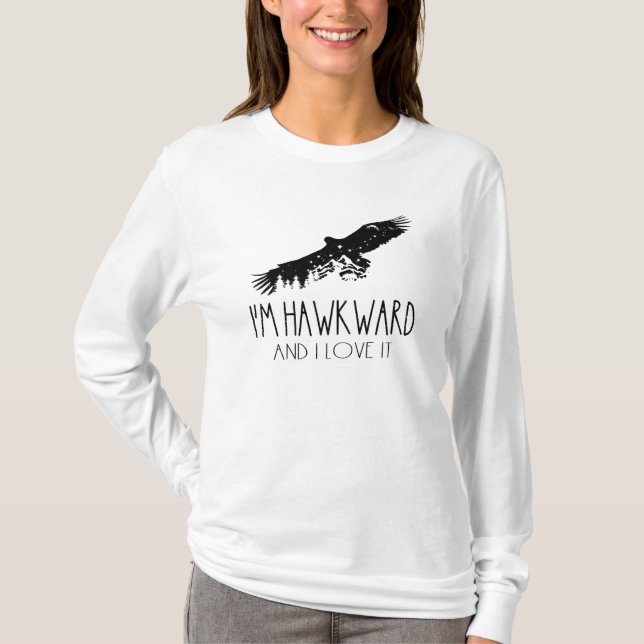 Camiseta Bosque de águila de águila de pájaros que observan (Anverso)