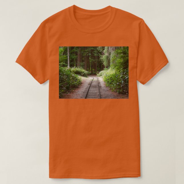 Camiseta Bosque de alumbrado ferroviario (Diseño del anverso)