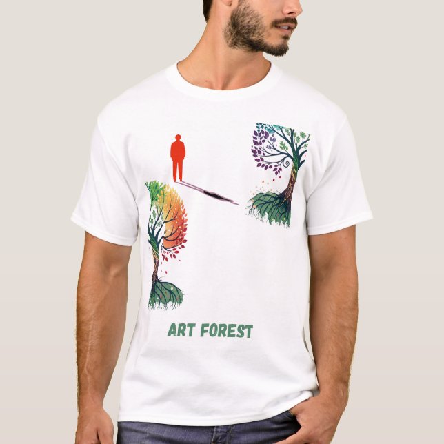 Camiseta Bosque de Arte (Anverso)