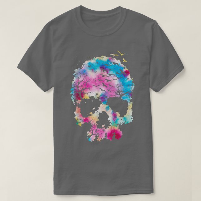 Camiseta Bosque de arte de montaña  (Diseño del anverso)