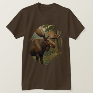 Camiseta Bosque de bosque rústico de ganso boho