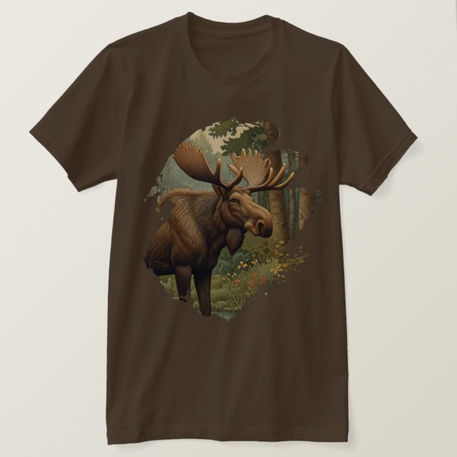 Camiseta Bosque de bosque rústico de ganso boho (Anverso del diseño)