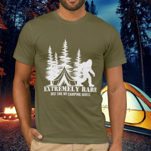 Camiseta Bosque de Camping BigFoot Extremadamente Raro Dive