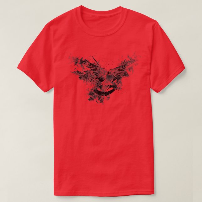 Camiseta bosque de caza de aves de corral 1 (Diseño del anverso)