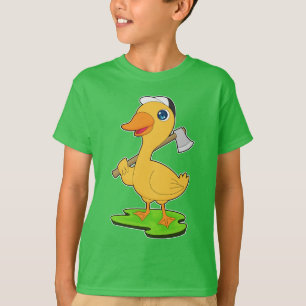 Camiseta Bosque de Duck Lumberjack Ax