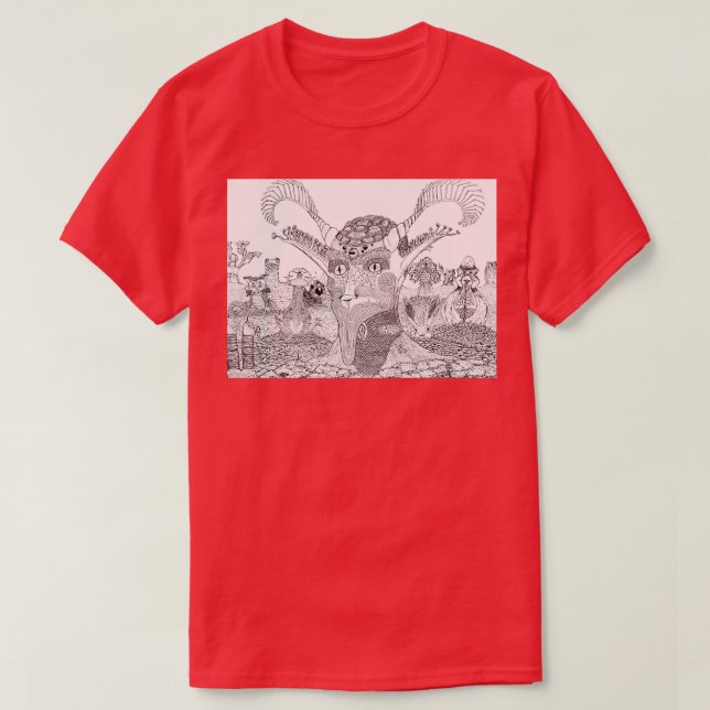 Camiseta Bosque de Egregore (Diseño del anverso)