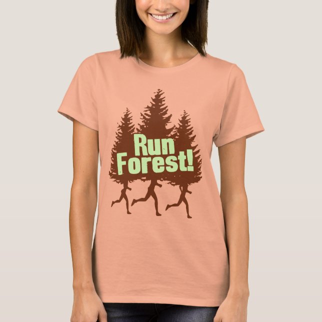 Camiseta Bosque de ejecución (Anverso)