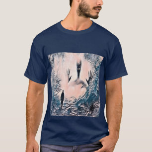 Camiseta Bosque de fantasía asustado