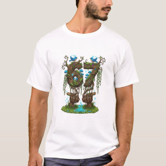 Camiseta Bosque de Fantasía Naturaleza Sesenta y Siete Drui