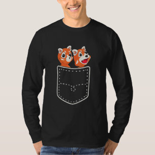 Camiseta Bosque de fauna y flora de animales de bolsillo Pa