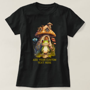 Camiseta Bosque de flor silvestre de hongo de rana Sapo, Am