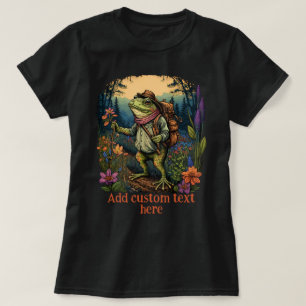 Camiseta Bosque de flores silvestres de cute Traveler, Toad