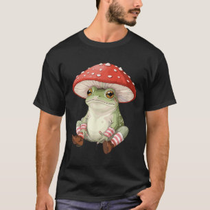 Camiseta Bosque de hongos de rana Naturaleza estética Cotta