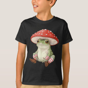 Camiseta Bosque de hongos de rana Naturaleza estética Cotta