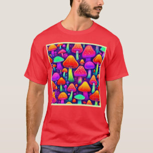 Camiseta Bosque de hongos Neon Glow