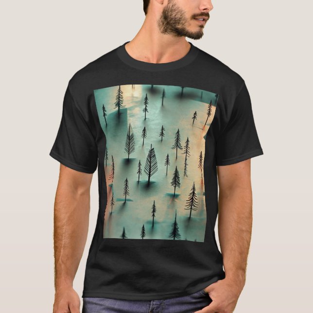 Camiseta Bosque de invierno (Anverso)