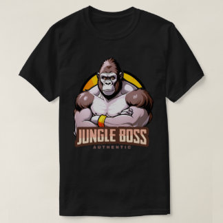 Camiseta Bosque de la jungla - Gracioso gorila gráfico - Go
