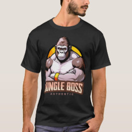 Camiseta Bosque de la jungla - Gracioso gorila gráfico - Go