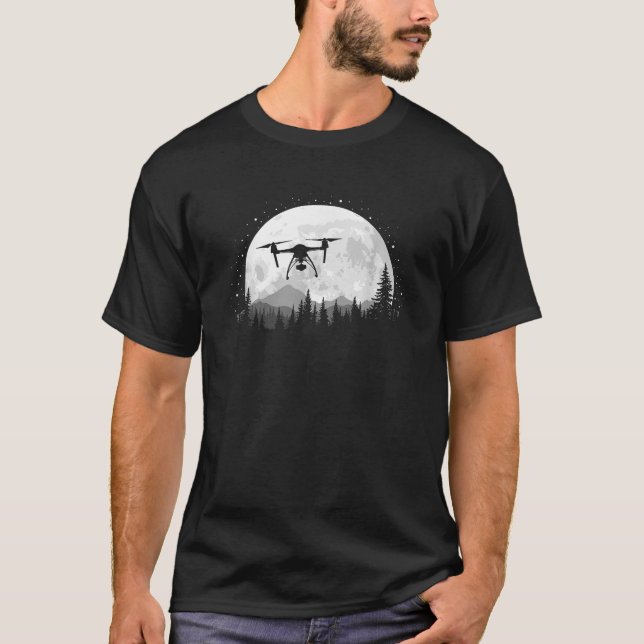 Camiseta Bosque de la Luna con Dron (Anverso)