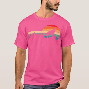 Camiseta Bosque de Lobo Retro Imprimir Wol salvaje para ani