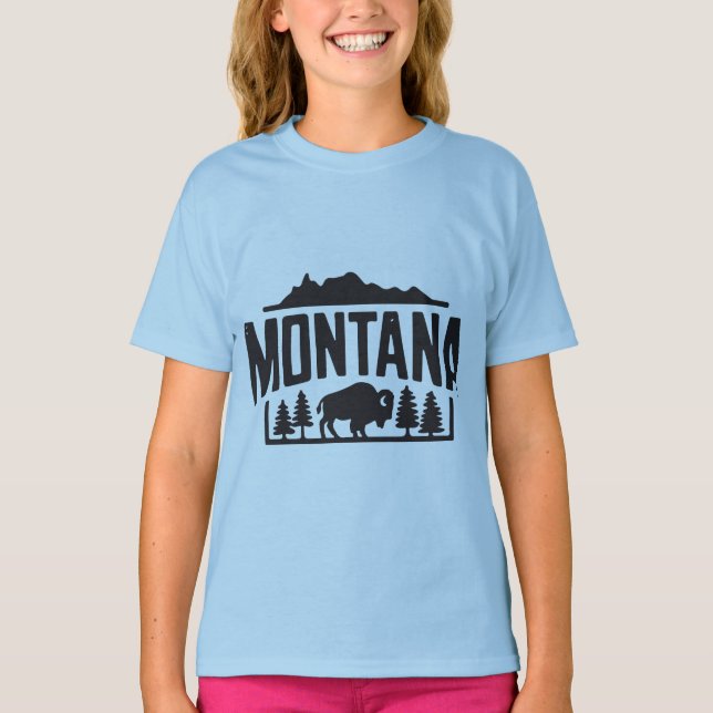 Camiseta Bosque de Montana Bison (Anverso)