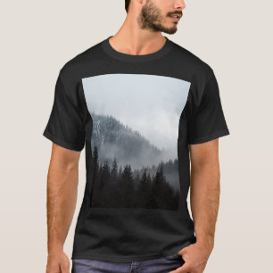Camiseta Bosque de Montaña Misty: Vista panorámica