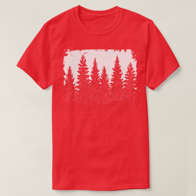 Camiseta Bosque de navidades (Diseño del anverso)