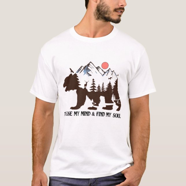 Camiseta Bosque de oso de montaña (Anverso)