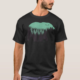Camiseta Bosque de Osos Naturaleza Grizzly Senderismo al Ai
