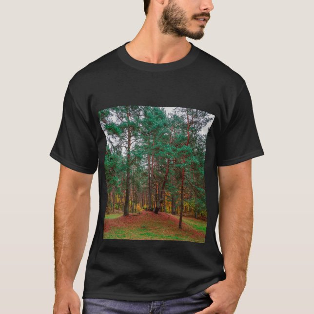 Camiseta Bosque de otoño (Anverso)