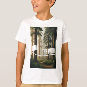 Camiseta bosque de pinos denso