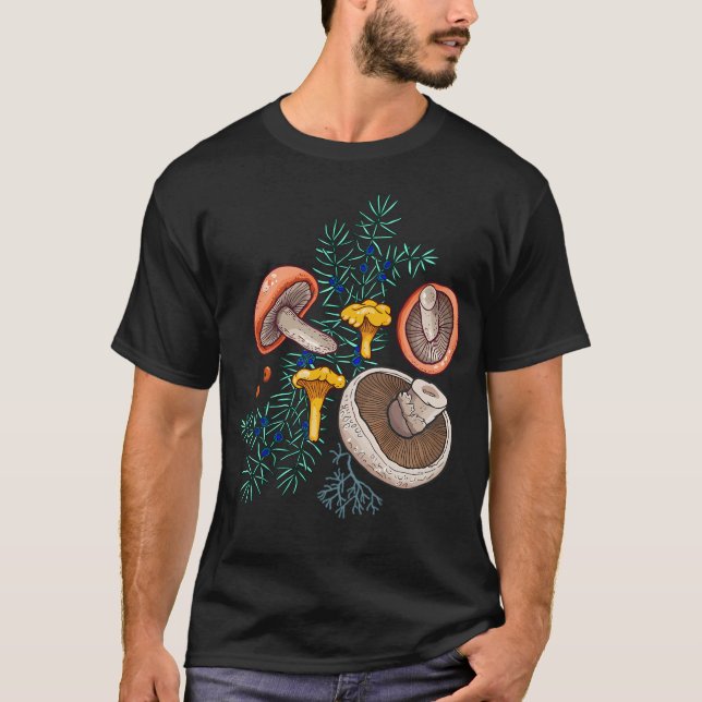 Camiseta Bosque de sueño oscuro (Anverso)