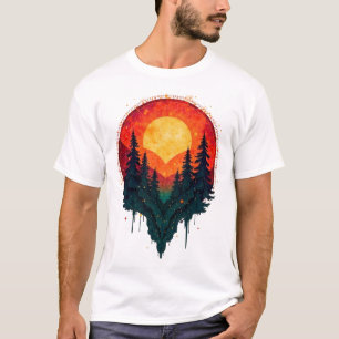 Camiseta Bosque de Sunset