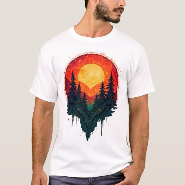 Camiseta Bosque de Sunset (Anverso)