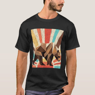 Camiseta Bosque de vida silvestre retro Naturaleza animal o