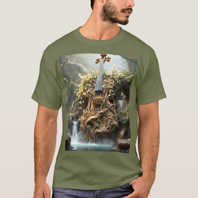 Camiseta Bosque de violín gigante (Anverso)