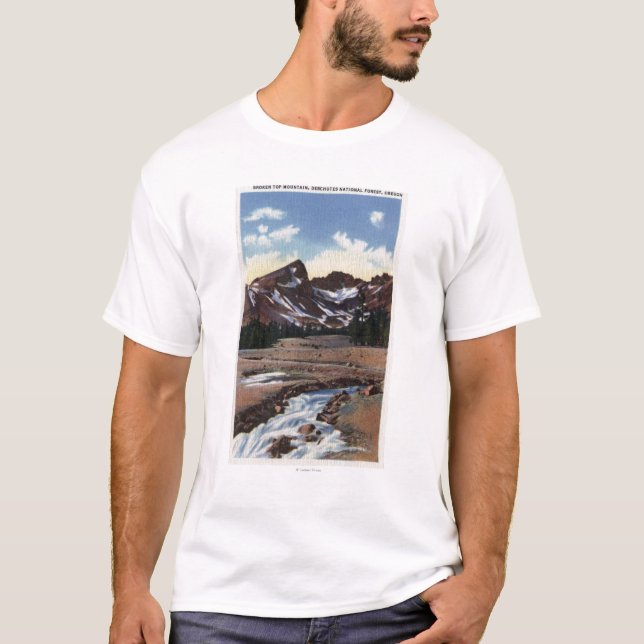 Camiseta Bosque del Estado de Deschutes, O (Anverso)