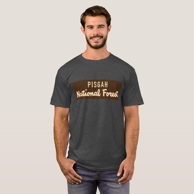 Camiseta Bosque del Estado de Pisgah (Anverso completo)