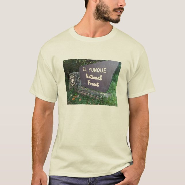 Camiseta Bosque del Estado del EL Yunque (Anverso)