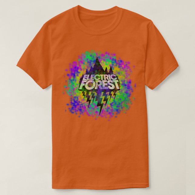 Camiseta Bosque eléctrico  (Diseño del anverso)