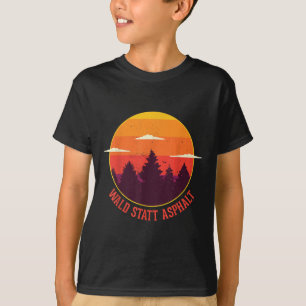 Camiseta Bosque En Lugar De Bosque De Montañas Naturales As
