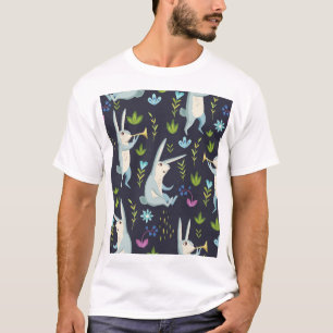 Camiseta Bosque encantado: Patrón sin foco inspirado en la