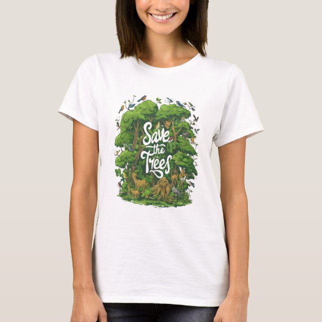 Camiseta Bosque encantado vivo (Anverso)