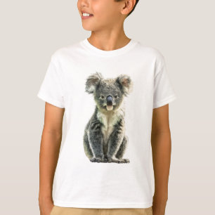 Camiseta Bosque Esponjoso de Eucalipto Gris Koala Joey Niño