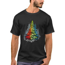 Bosque festivo: Regalo de navidad de árboles