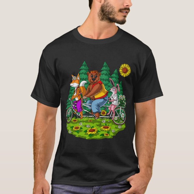 Camiseta Bosque Hippie (Anverso)