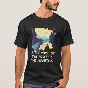 Camiseta Bosque Las Montañas Camping Senderismo Campista Se