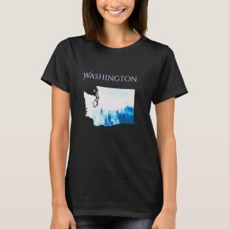 Camiseta Bosque lluvioso brumoso del estado de Washington