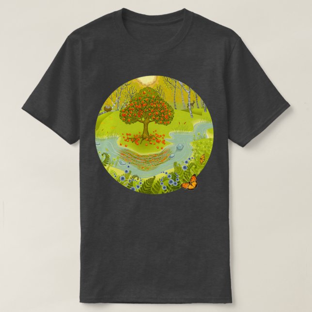 Camiseta Bosque mágico (Diseño del anverso)