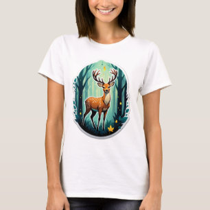 Camiseta Bosque Mágico de Ciervos